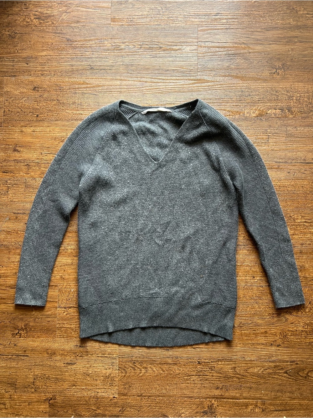 Athleta Hanover Gray Merino Wool Sweater